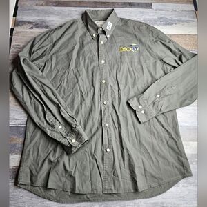 Dallas Safari Club DSC X Beretta Men's Long Sleeve Button Front XL Olive Green